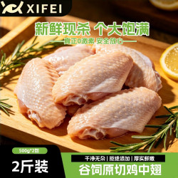 希菲 散养走地鸡中翅根无抗组合新生鲜嫩烧烤食材商用大号批发整箱