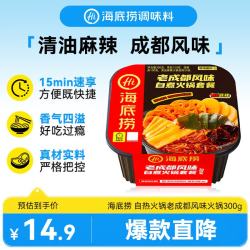 海底捞 方便即食 自热火锅 小酥肉  老成都风味自热锅*1盒 老成都风味300g 混合口味 盒装 300g