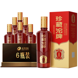 沱牌 珍藏沱牌金盖版 50%vol 浓香型白酒 500ml*6瓶
