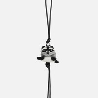 LOEWE Raccoon Felt Charm 熊猫皮质挂饰