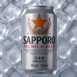 SAPPORO 三宝乐啤酒 350ml*24听 日本进口