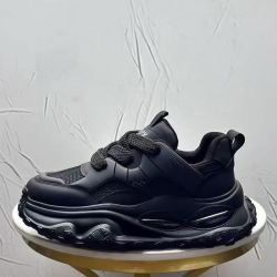 FOURDATRY 网红男鞋透气休闲运动鞋黑色