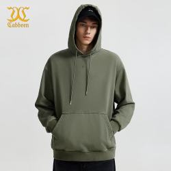 卡宾 刺绣连帽卫衣 H3244164039 橄榄绿