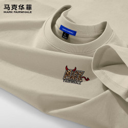 马克华菲 220克纯棉T恤男