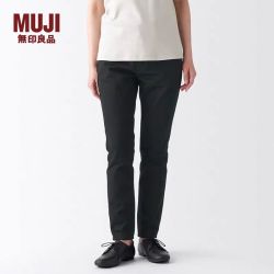無印良品 MUJI 无印良品 MUJI 女式 弹力 牛仔 修身裤 裤子 长裤 休闲裤女装