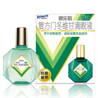 曼秀雷敦 新乐敦 复方门冬维甘眼药水抗眼疲劳滴眼液 13ml/瓶/盒