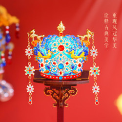 赋闲 国博九龙九凤冠金属木质冰箱贴全国旅游纪念磁吸景区礼品 三龙二凤冠--金属冰箱贴 正版授权