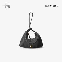 半坡饰族 小福袋包 头层牛皮手挽包