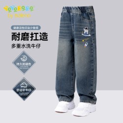 班尼路 YBB系列男童裤子秋季新款儿童休闲秋装牛仔裤男孩春秋长裤P