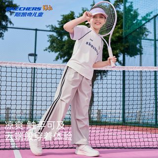 SKECHERS斯凯奇 女童短袖T恤