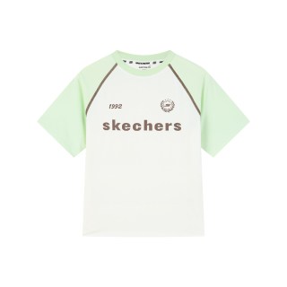 SKECHERS斯凯奇 女童短袖T恤 2026夏 休闲运动上衣