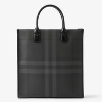 BURBERRY 巴宝莉 Charcoal Men's Denny Slim Shopper Bag 手提斜挎包（限时特价）