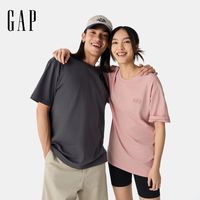 百亿补贴：Gap 725619 纯色胶印logo 宽松 男士T恤