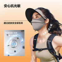 蕉下 暴晒帽檐脸基尼女夏全遮光冰丝防紫外线口罩凉感医美防晒面罩