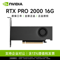 英伟达 RTX PRO 2000 Blackwell 16G 专业图形卡 视频剪辑绘图 工作站服务器独立显卡