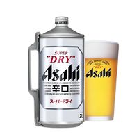 朝日啤酒 超爽生啤 2L/桶 10.9度 原装进口 
