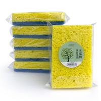 科林清 源自天然木浆棉洗碗布超洁净海绵百洁布不沾油洗碗布 6片装（带百洁布款）