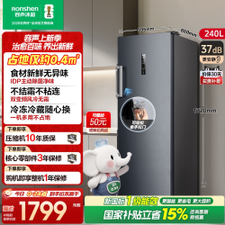 容声 大冰象240升IDP双变频家用小型冰柜立式冷柜冷冻冷藏小冰箱