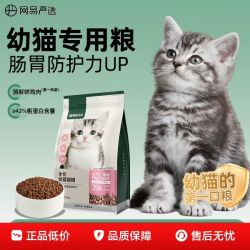 网易严选 猫粮幼猫专用1到3月小猫奶糕离乳期4-12月全价营养鲜肉