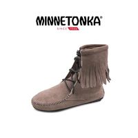 MINNETONKA 迷你唐卡 流苏毛毛乐福雪地靴