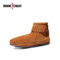 MINNETONKA 迷你唐卡 流苏雪地靴 女士