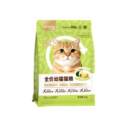 英拿 幼猫猫粮1-12月龄全价营养特别添加牛油果芝士1kg装小猫猫粮