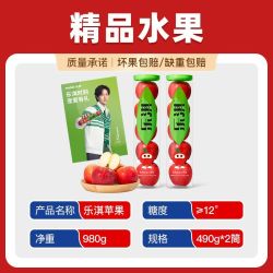 Rockit 三人团乐淇rockit进口新西兰小苹果490g/大筒超大果5粒装