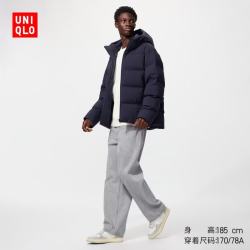 优衣库 482864 宽松直筒 浅灰色 190/116C 男装牛仔裤