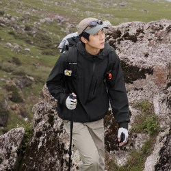 361° 雨屏系列 愈山甲 男女同款防风防水冲锋衣632533601