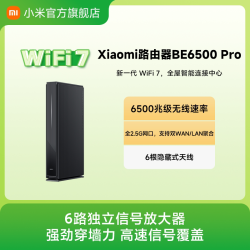 小米 BE6500 Pro 双频6500M 家用千兆Mesh无线路由器 Wi-Fi 7