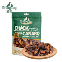 PLUS会员：Meatyway 爵宴鸭肉甘薯卷100g 宠物狗狗零食鸭胸肉缠地瓜干