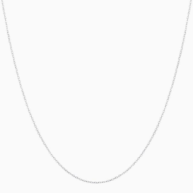 潮宏基 追光银项链肖邦链O字素链 40cm XXS40000087