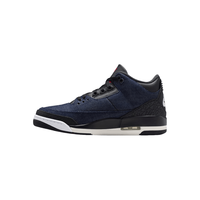 李维斯 x Jordan联名 AIR JORDAN 3篮球鞋 靛蓝丹宁拼接 36.5