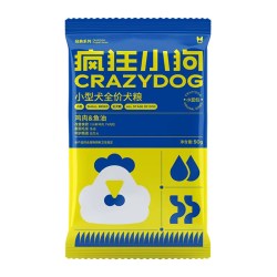 疯狂小狗 小型犬专用鸡肉鱼油鸭肉梨狗粮试吃200g