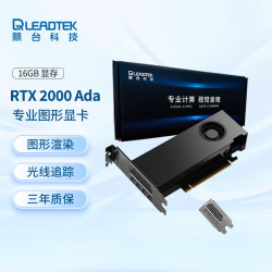 丽台 NVIDIA RTX 2000 Ada 16GB  ECC 专业显卡