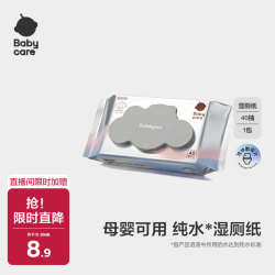 babycare 湿厕纸 40抽*1包