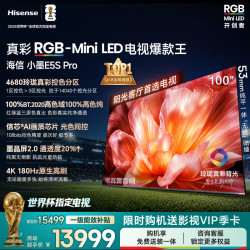 海信 小墨系列 100E5S-PRO 液晶电视 100英寸