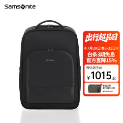 新秀丽 NV6*09009 双肩包 黑色