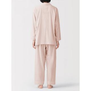 MUJI 无侧缝双层纱织 女式睡衣家居服套装