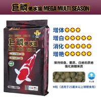 神阳 巨鳞锦鲤鱼饲料 胚芽易消化 冬季 5kg