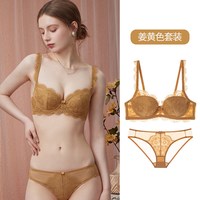 LilyModA 法式蕾丝聚拢文胸 薄款