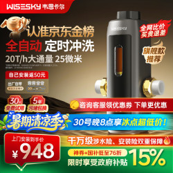 韦思卡尔 25微米活鳃叠片反冲洗 反重力前置过滤器