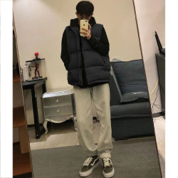 美式时尚 男士潮流马甲外套 宽松无袖背心