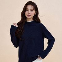 茵曼 女士半高领打底毛衣
