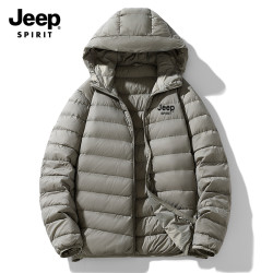 JEEP SPIRIT 吉普2025白鸭绒羽绒服外套男女超薄羽绒服防寒羽绒衣