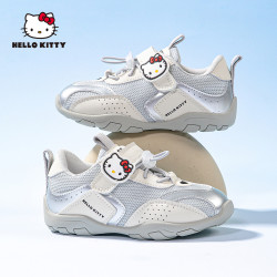 HelloKitty儿童春女童季透气网鞋新款运动鞋休闲鞋防滑时尚百搭款