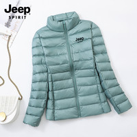 JEEP SPIRIT 吉普轻薄羽绒服女短款秋冬轻便立领轻型保暖薄款外套