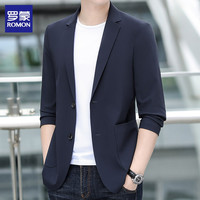 罗蒙 防晒服冰丝西装春夏季薄款衣服男装男士外套休闲小西服