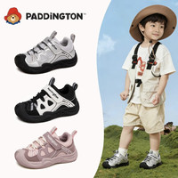 Paddington 宝宝运动鞋2026夏季网面防滑软底黑色学步鞋男童鞋