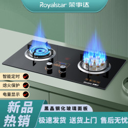 荣事达 大火力家用商用双灶燃气灶液化气天然气煤气灶具
